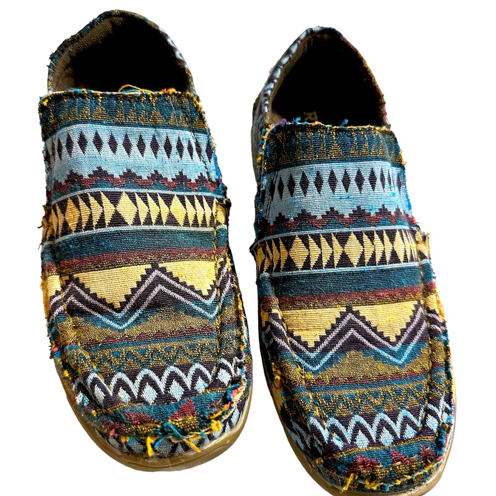 Roper multicolored Southwestern Aztec Casual